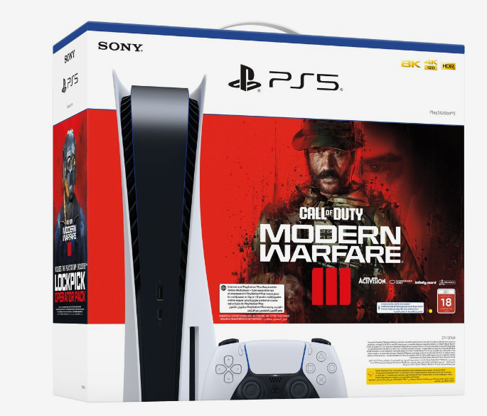 Sony PlayStation PS5 Console CFI-1216A Call of Duty Modern Warfare III (Digital Download) Bundle