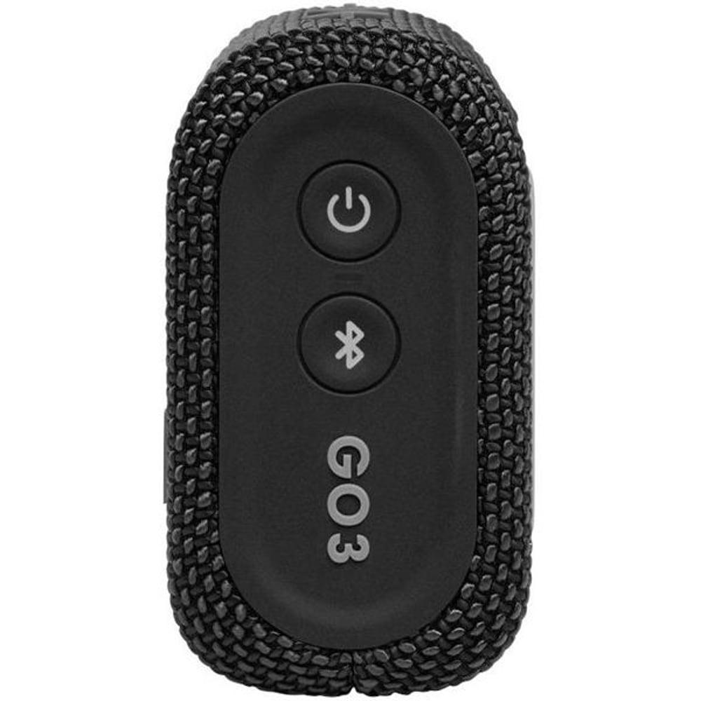 JBL GO 3 Bluetooth Portable Waterproof Speaker Black - фото 3 - id-p115965056