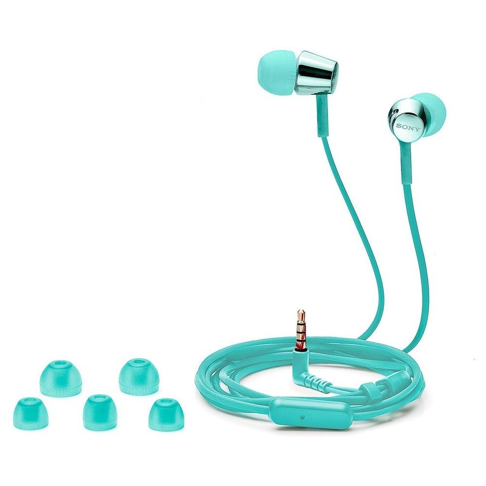 Sony In-Ear Headphones with Mic Blue MDREX155APL - фото 4 - id-p115965131