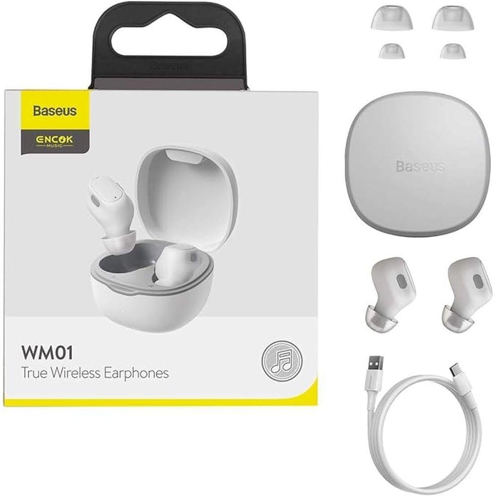 Baseus NGTW240002 Encok True Wireless Earbuds White - фото 4 - id-p115965158