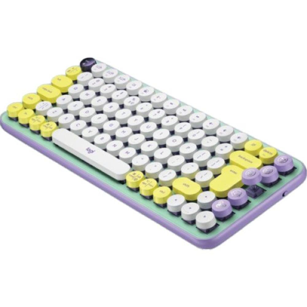 Logitech POP Keys Wireless Mechanical Keyboard With Emoji Keys Day Dream - фото 1 - id-p115964146
