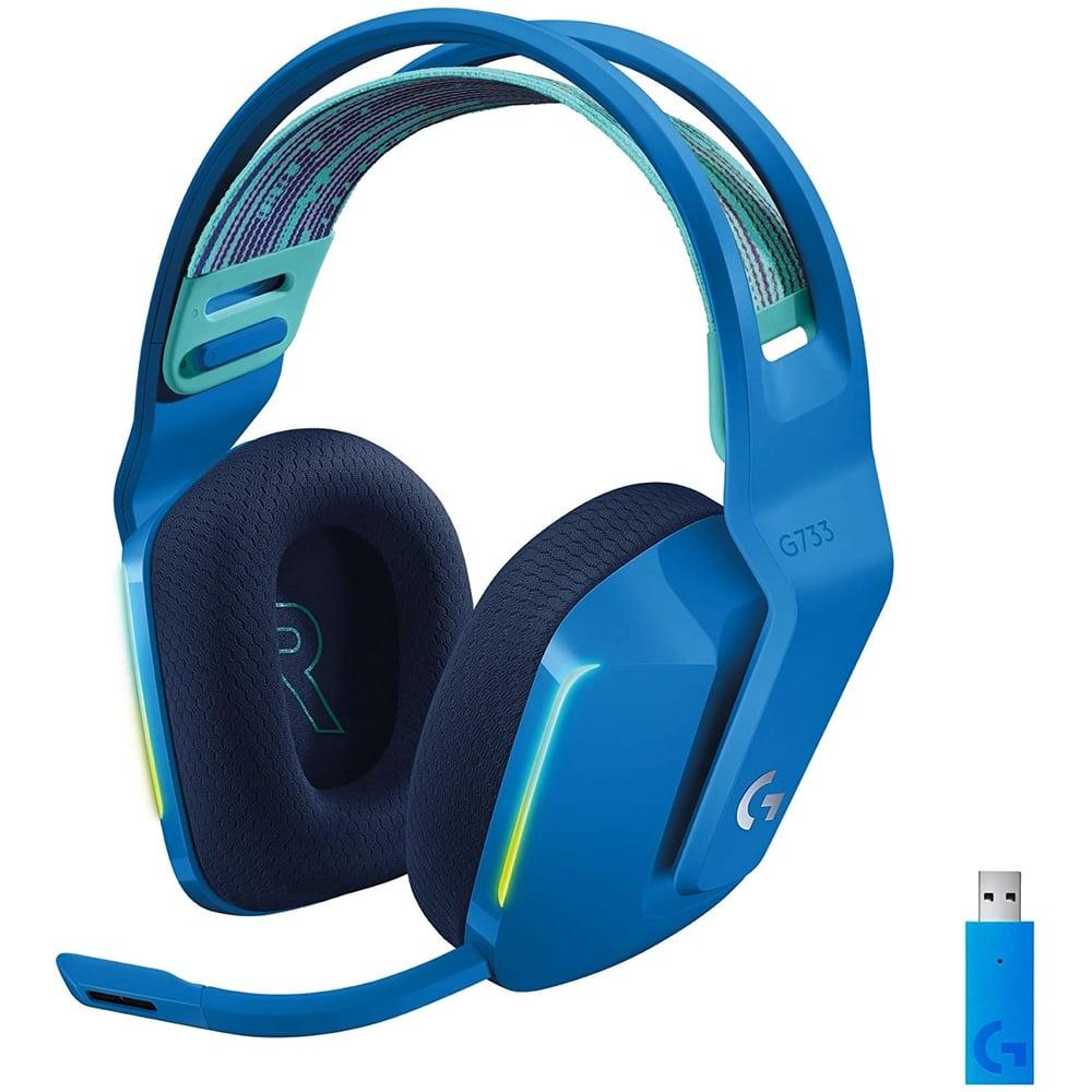 Logitech G733 Lightspeed Wireless Rgb Gaming Headset Blue - фото 1 - id-p115964151