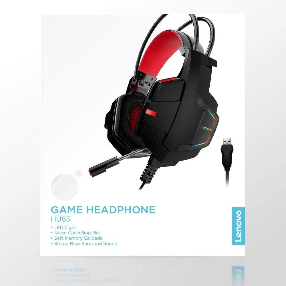 Lenovo HU85 Wired On-Ear Gaming Headset Black - фото 8 - id-p115964163