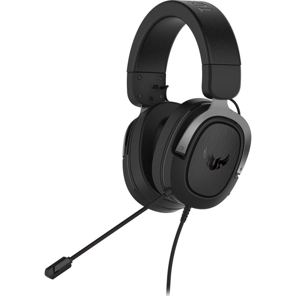 Asus H3 TUF Wired Over Ear Gaming Headset Gun Metal - фото 1 - id-p115964189