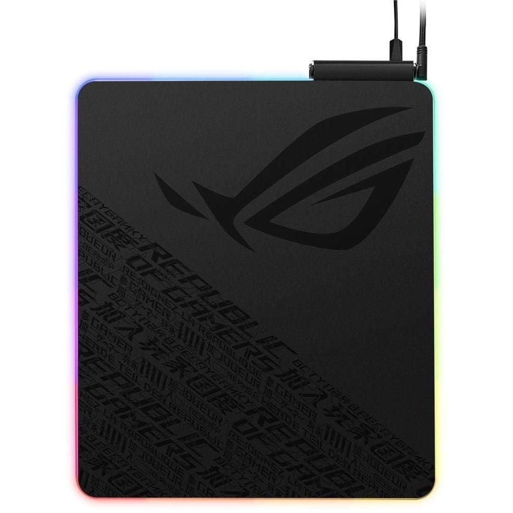 Asus ROG WRLS Charging Balteus Qi Gaming Mousepad 37cm Black - фото 2 - id-p115964196