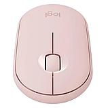 Logitech Pebble M350 Wireless Bluetooth Mouse Rose, фото 3