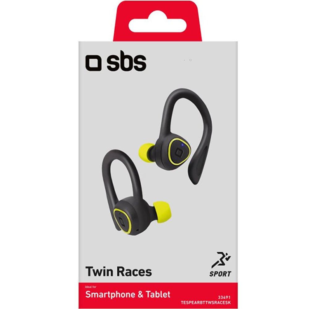 SBS TESPEARBTTWSRACESK True Wireless In Ear Earbuds Black - фото 5 - id-p115965220