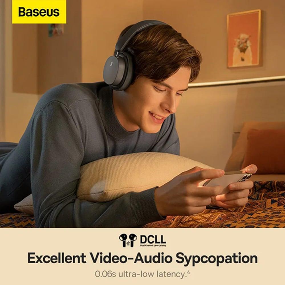 Baseus Bowie D05 NGTD020213 Wireless Over Ear Headphones Grey - фото 2 - id-p115965253