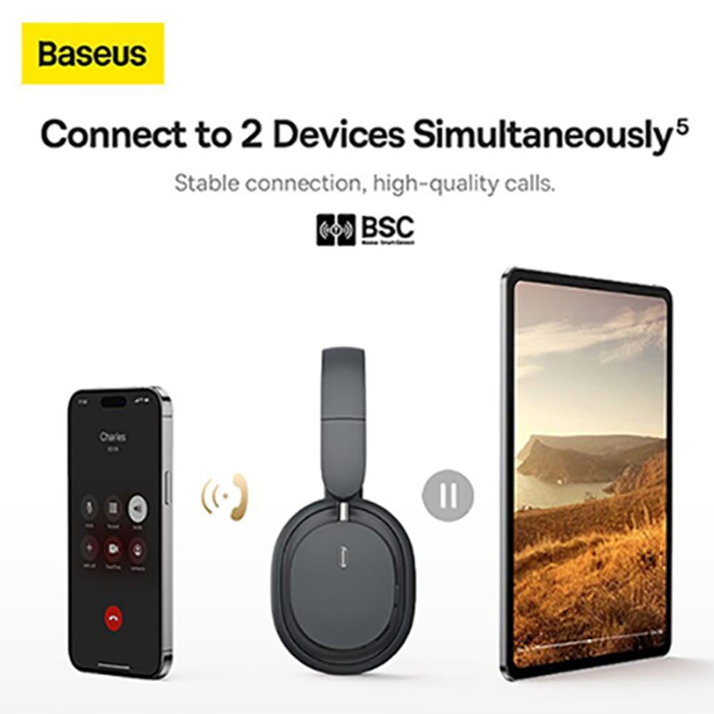 Baseus Bowie D05 NGTD020213 Wireless Over Ear Headphones Grey - фото 9 - id-p115965253