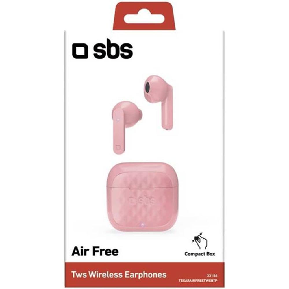 SBS TEEARAIRFREETWSBTP True Wireless In Ear Earbuds Pink - фото 6 - id-p115965268