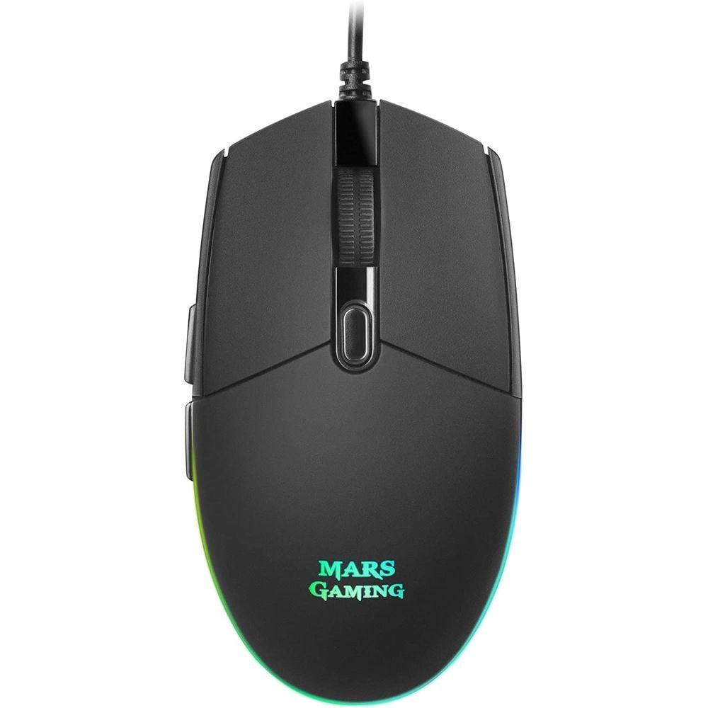 Mars Gaming Gaming Mouse 1.6m Black