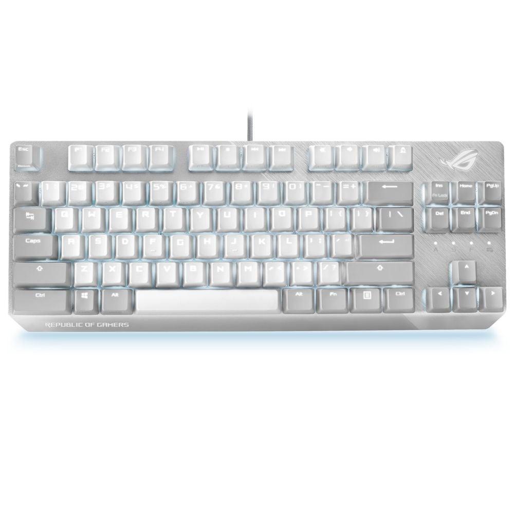 Asus X806 ROG Strix Scope Gaming Keyboard Moonlight White - фото 1 - id-p115964276