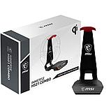 MSI Gaming Headset Stand with Wireless Charger Black/Red, фото 6