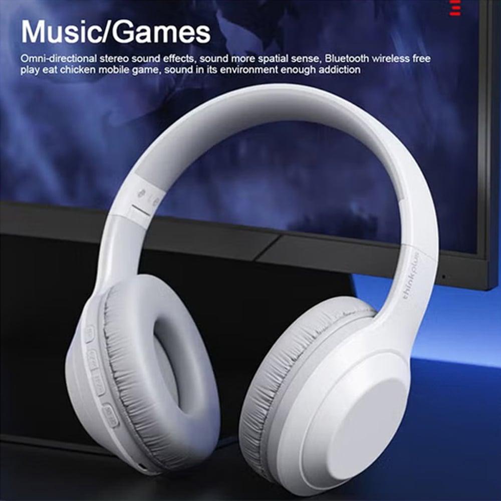 Lenovo Thinkplus TH10 Wireless On Ear Headset White - фото 3 - id-p115965302