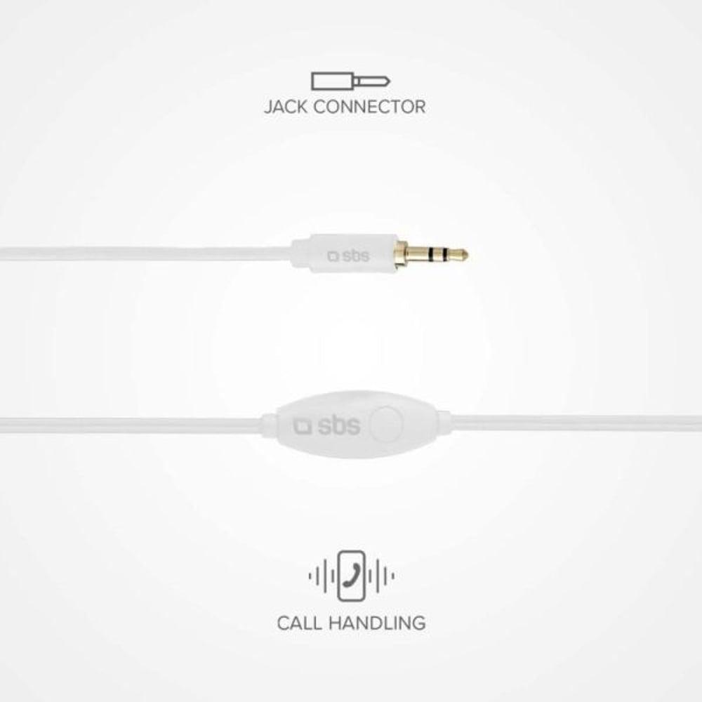 SBS TEINEARWL Studio Mix 10 Wired In Ear Earphones White - фото 3 - id-p115965335