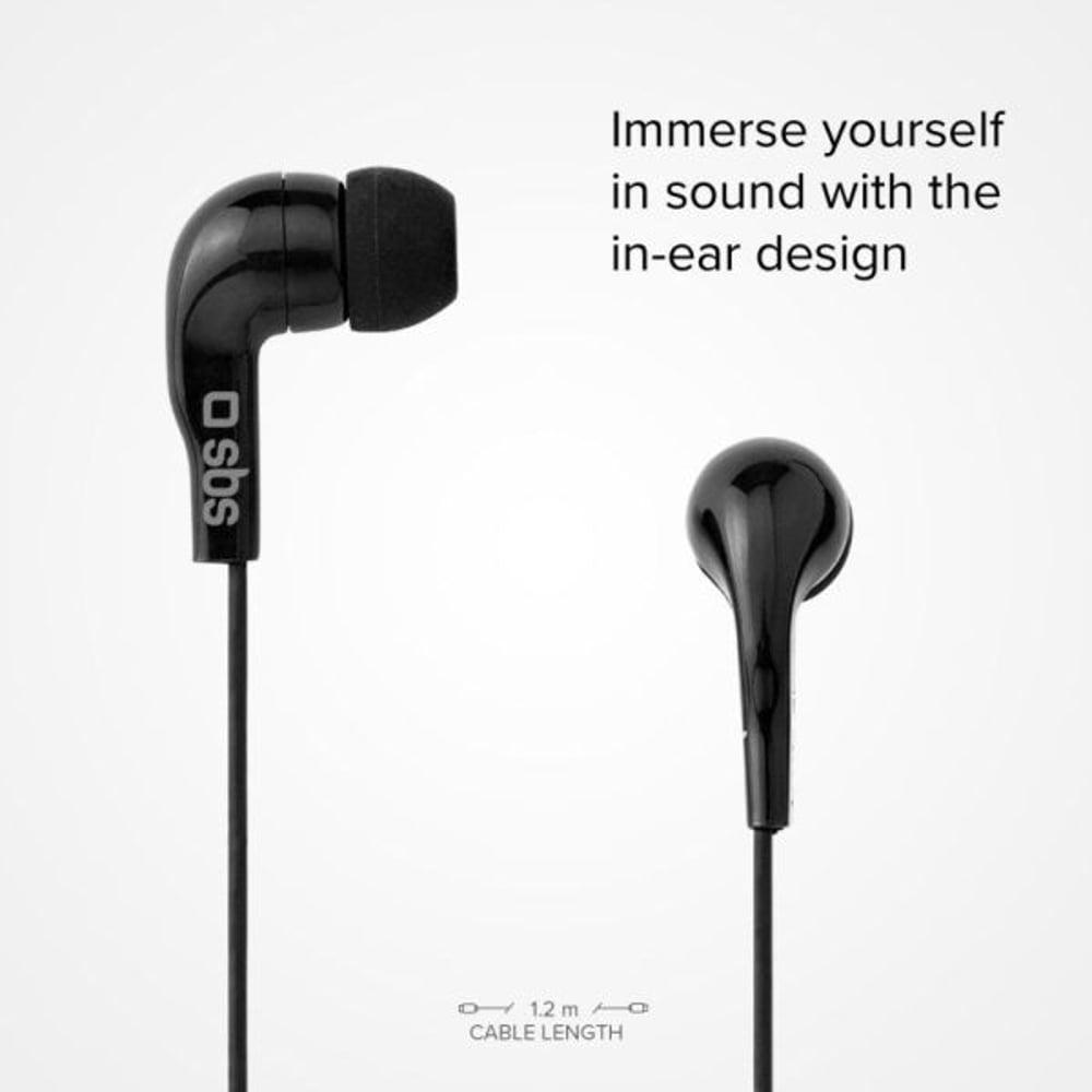 SBS TEINEARKL Studio Mix 10 Wired In Ear Earphones Black - фото 2 - id-p115965336