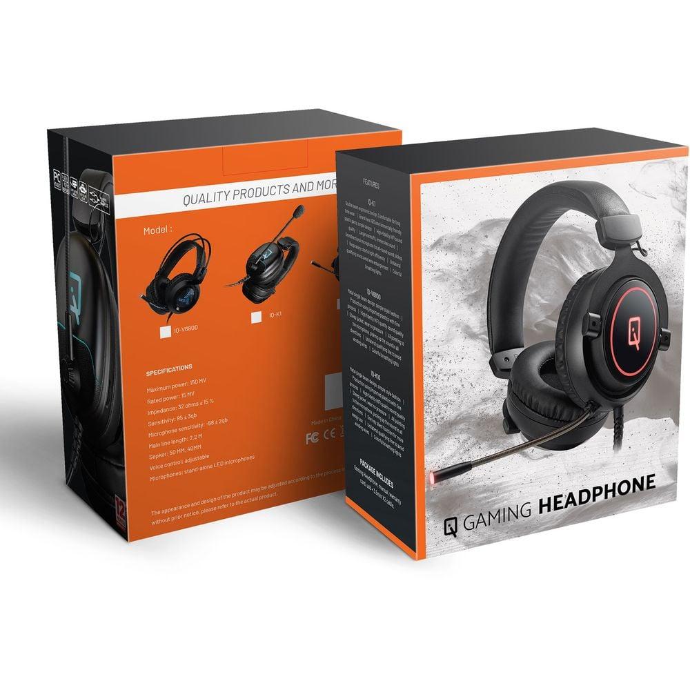 IQ V6800 Gaming Headset Black - фото 3 - id-p115964331