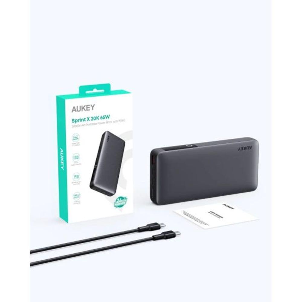 Aukey Power Bank 20000mAh Grey PB-Y43 - фото 2 - id-p115964373