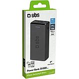 SBS Fast Charge Powerbank 20000mAh Black TTBB20000FASTK, фото 2