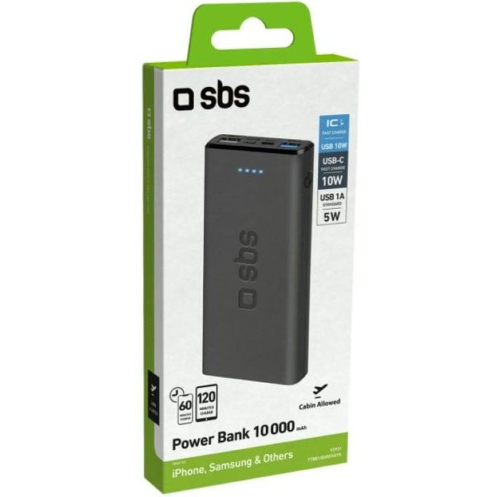 SBS Fast Charge Powerbank 10000mAh Black TTBB10000FASTK - фото 3 - id-p115964390
