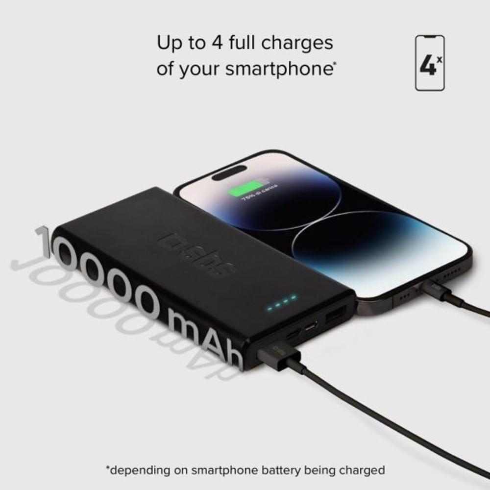 SBS Fast Charge Powerbank 10000mAh Black TTBB10000FASTK - фото 7 - id-p115964390