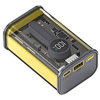 Trands Glassy Series Power Bank 10000mAh Black/Yellow TR-PB886