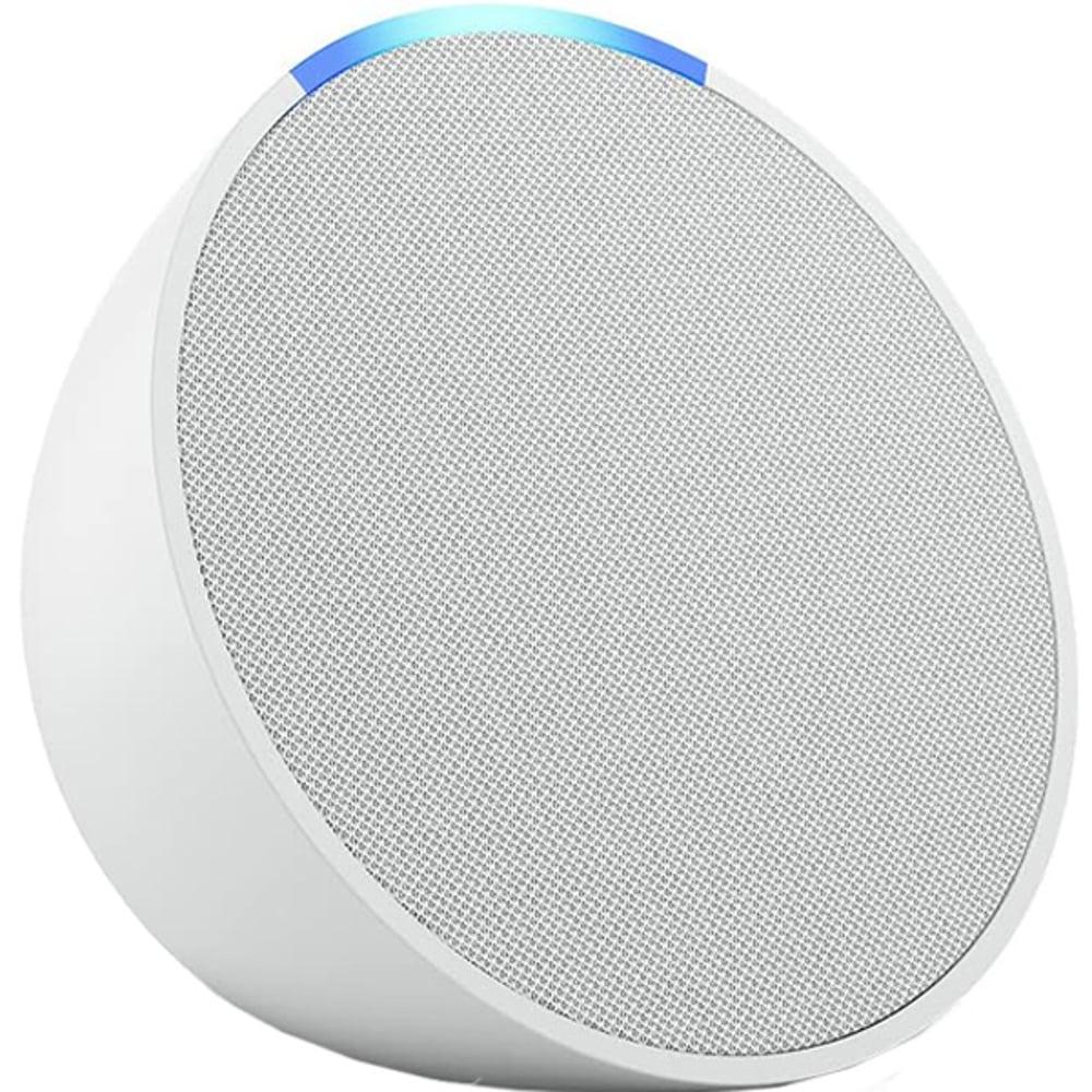 Amazon Echo Pop Smart Bluetooth Speaker with Alexa Glacier White
