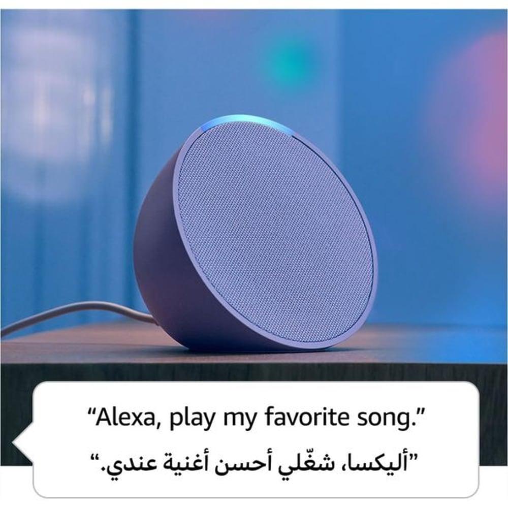 Amazon Echo Pop Smart Bluetooth Speaker with Alexa Glacier White - фото 3 - id-p115965449