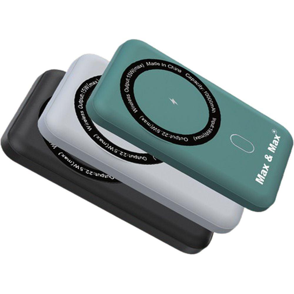 Max & Max MagSafe Wireless Charging Power Bank 10000mAh Assorted MXMW10K15W