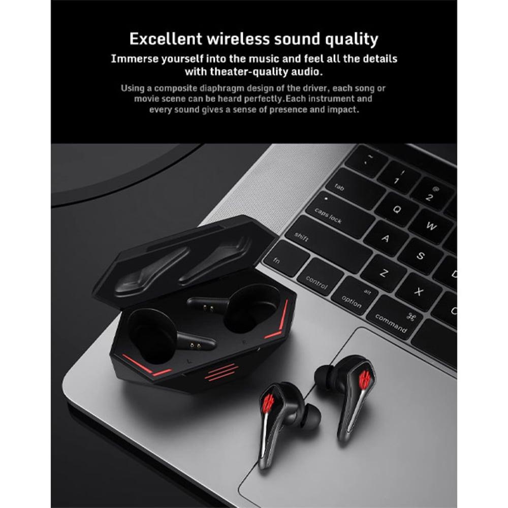 ZTE Nubia Red Magic BH4004 True Wireless Earbuds Black - фото 8 - id-p115965494