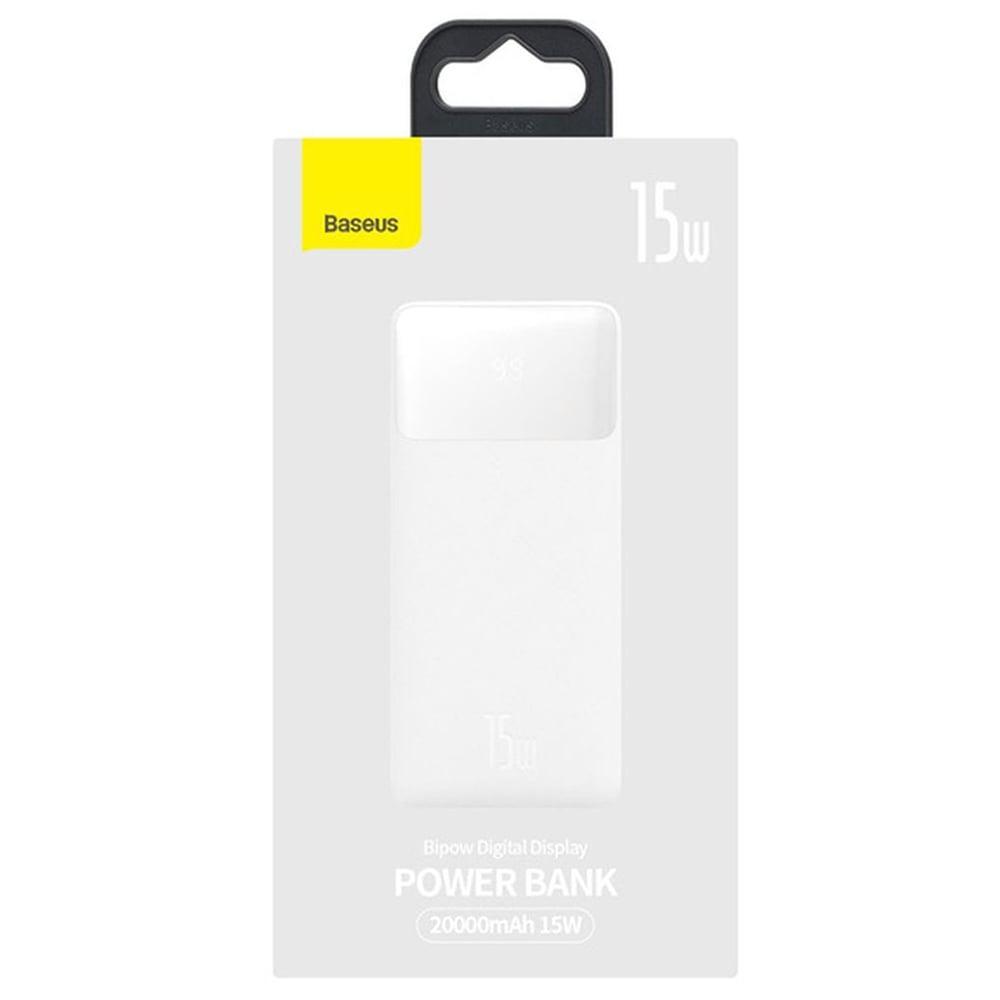 Baseus Power Bank 20000mAh White PPBD050102 - фото 4 - id-p115964594