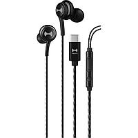 Hezire HEZ-WSH-TYPC2-BK Wired In Ear Headset Black With USB-C Cable