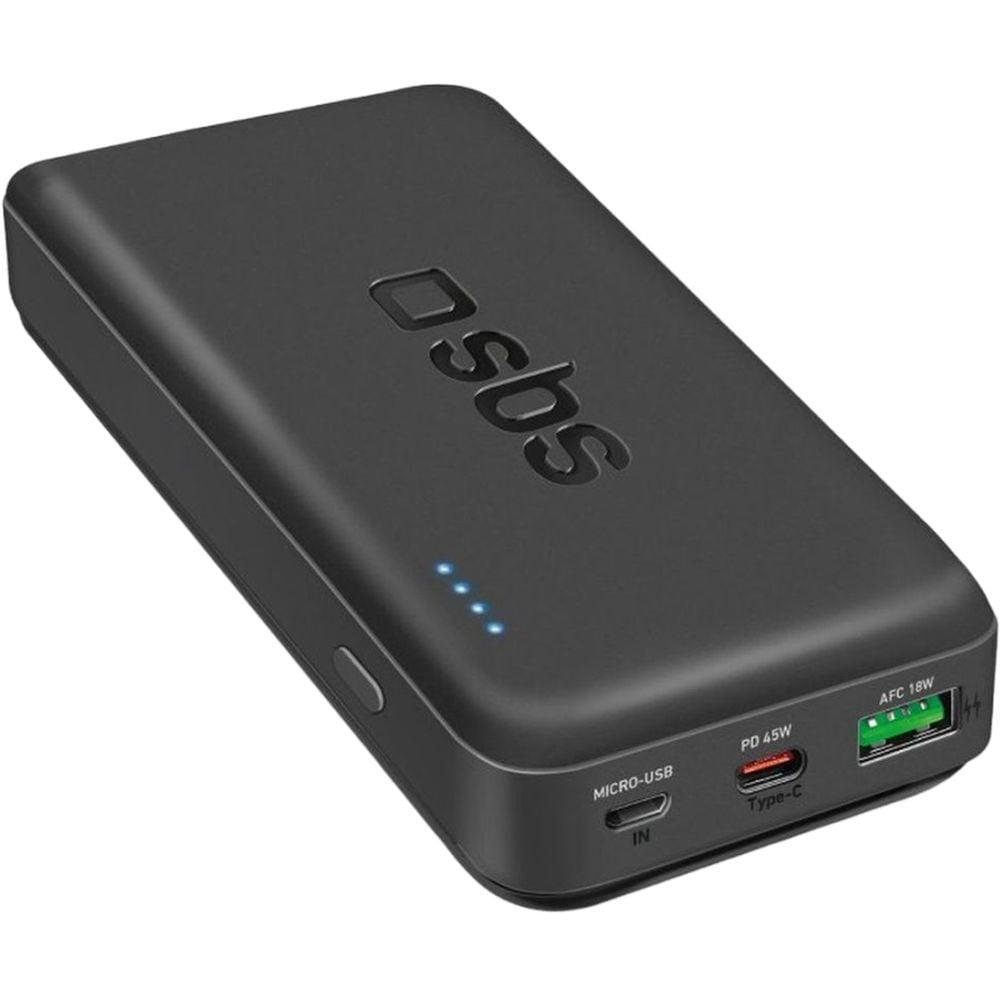 SBS Power Bank 20000mAh Black TTBB20000PD45WK - фото 1 - id-p115964597