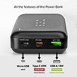 SBS Power Bank 20000mAh Black TTBB20000PD45WK, фото 5