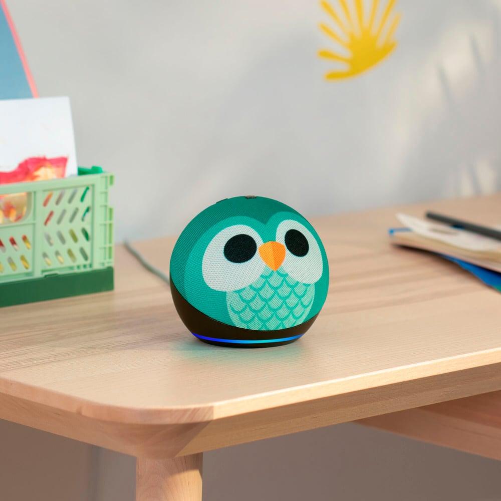 Amazon Speaker Echo Dot Kids 5th Gen with Alexa- Owl - фото 3 - id-p115965572