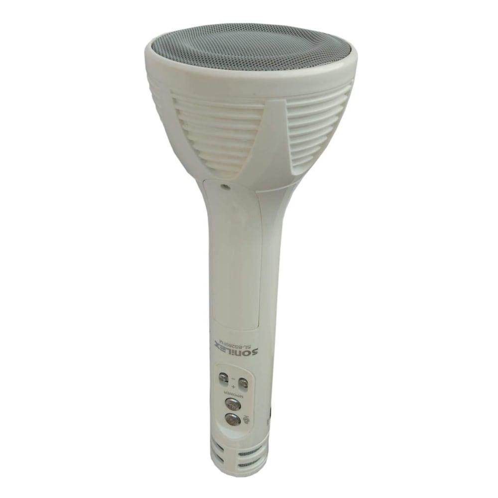 Sonilex SL-BS269 Karaoke Bluetooth Handheld Mic for Singing with Speaker (White) - фото 1 - id-p115965577