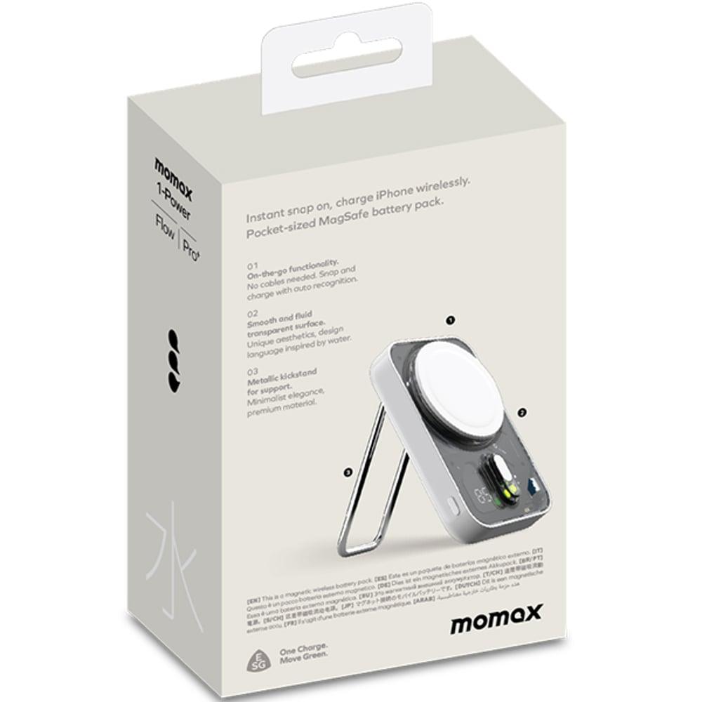 Momax Flow Series Power Bank 10000mAh White IP127W - фото 9 - id-p115964624