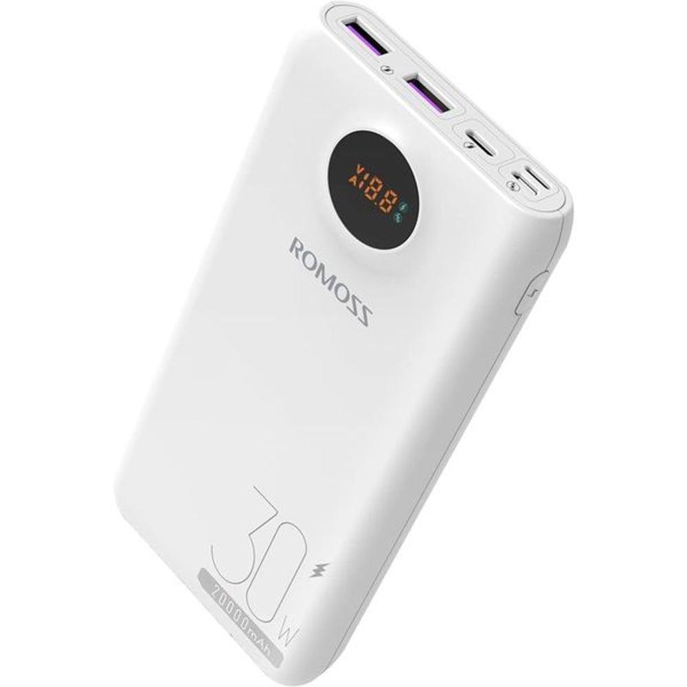 Romoss Power Bank 20000mAh White SW20S PRO - фото 1 - id-p115964630