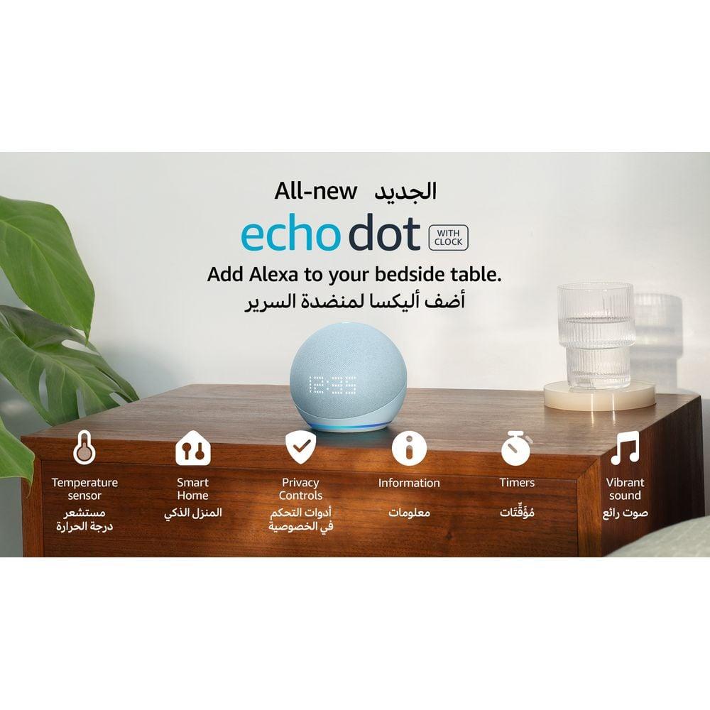 Amazon Echo Dot 5th Generation Smart Speaker With Clock and Alexa Cloud Blue - фото 6 - id-p115965641