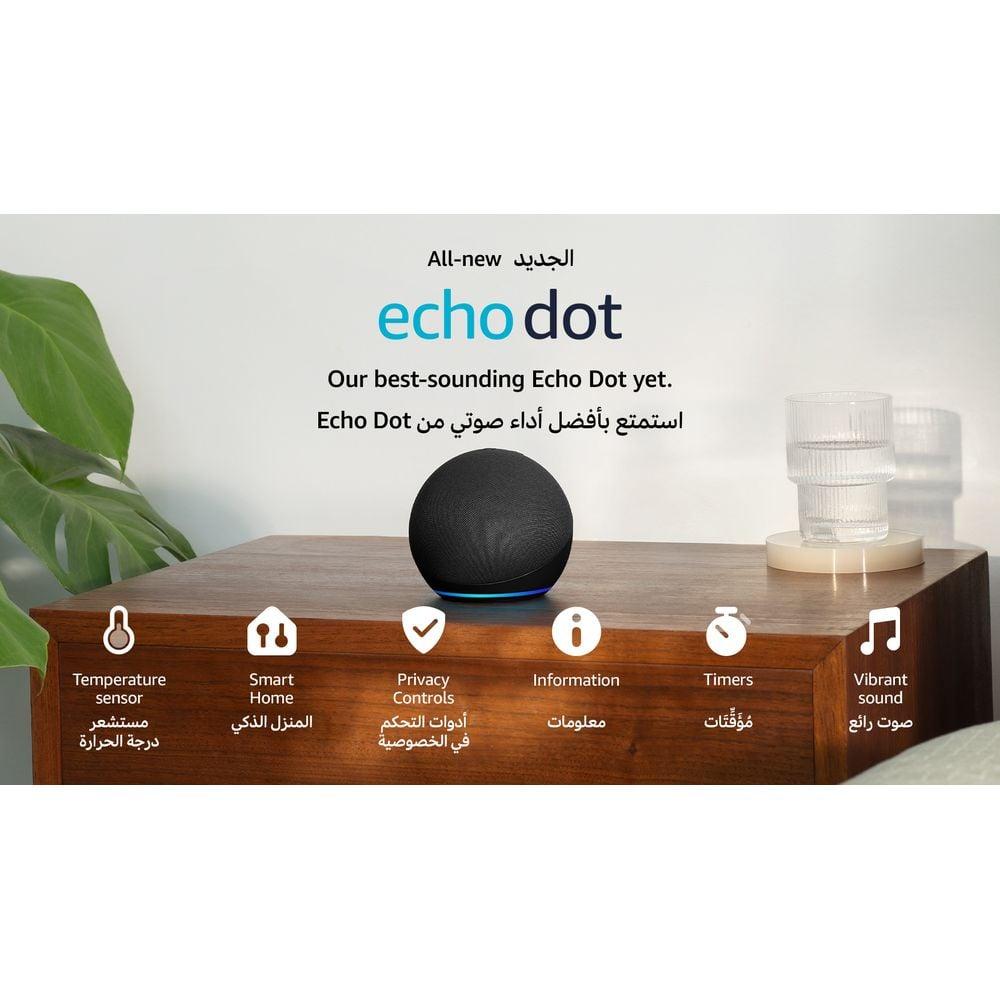 Amazon Echo Dot 5th Generation Smart Speaker With Alexa Charcoal - фото 4 - id-p115965642