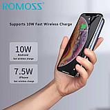 Romoss Fast Charge Wireless Powerbank 10000mAh Purple WSL10, фото 3