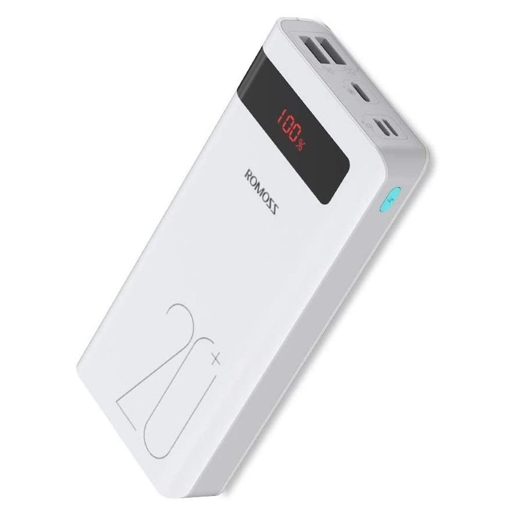 Romoss Sense Fast Charging Power Bank 20000mAh White