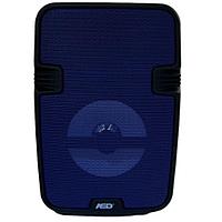 ASD Wireless Speaker With Wired Mic And Disco Light ASD-150 - Blue