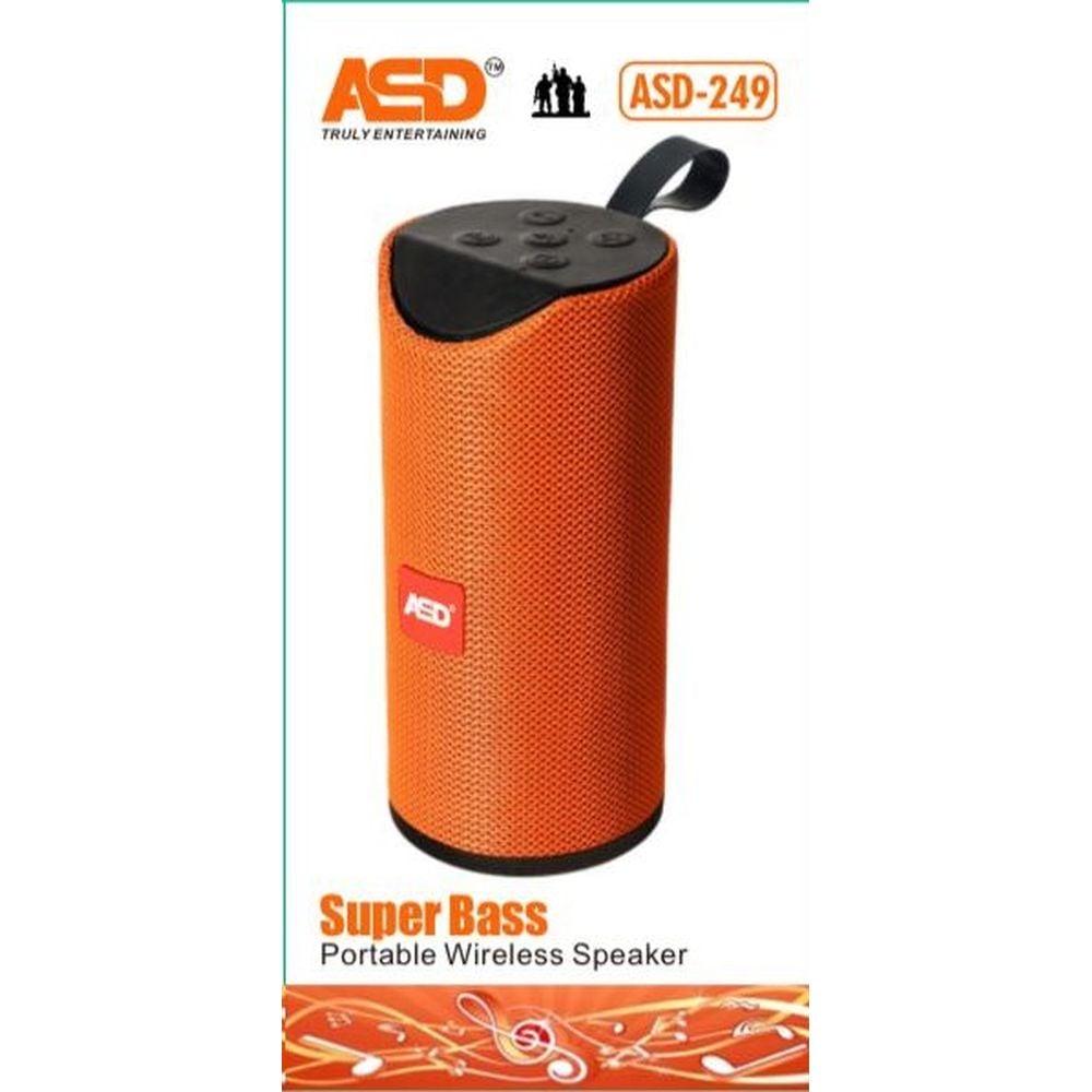 ASD Super Bass Portable Wireless Speaker ASD-249 -Orange - фото 2 - id-p115964788