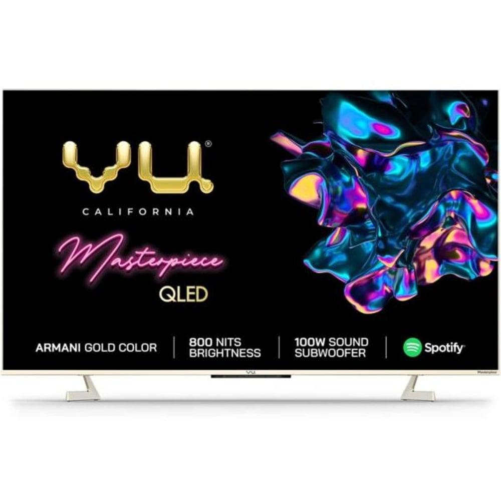 VU 75QMP 4K Ultra HD Smart Android QLED Television 75inch (2023 Model) - фото 1 - id-p115965725
