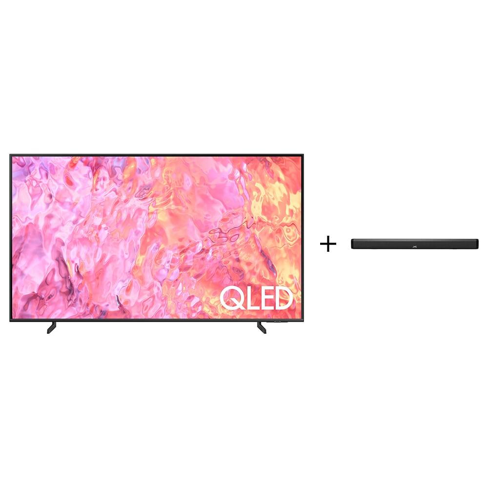 Samsung 55Q60C QLED 4K Smart Television 55inch (2023 Model) + JVC TH-N322B Soundbar