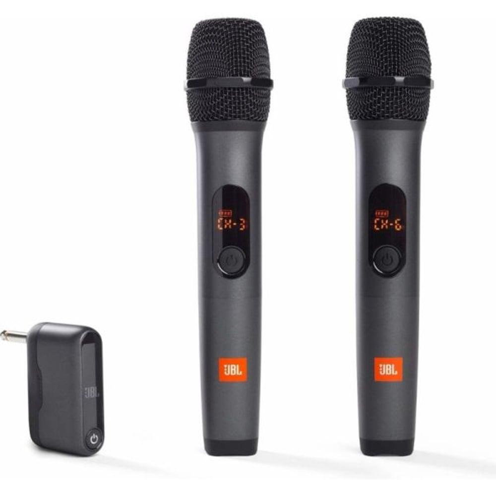 JBL Plug And Play Wireless Microphone Set Black - фото 1 - id-p115964967