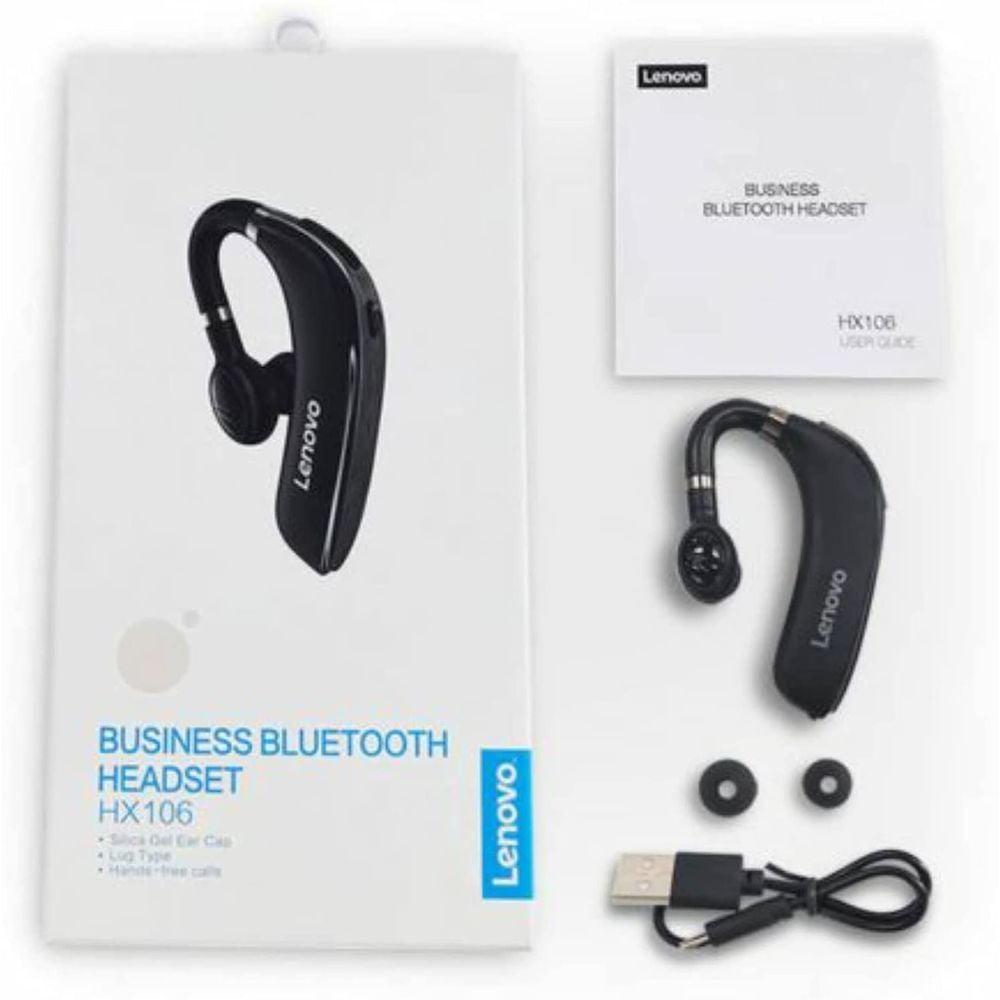 Lenovo HX106 Wireless In-Ear Bluetooth Headset Black - фото 6 - id-p115964975