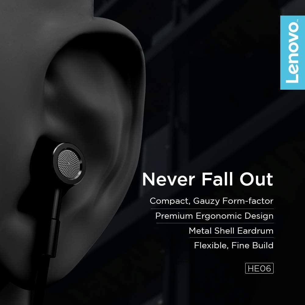 Lenovo HE06 Wireless In-Ear Neckband Black - фото 4 - id-p115964982