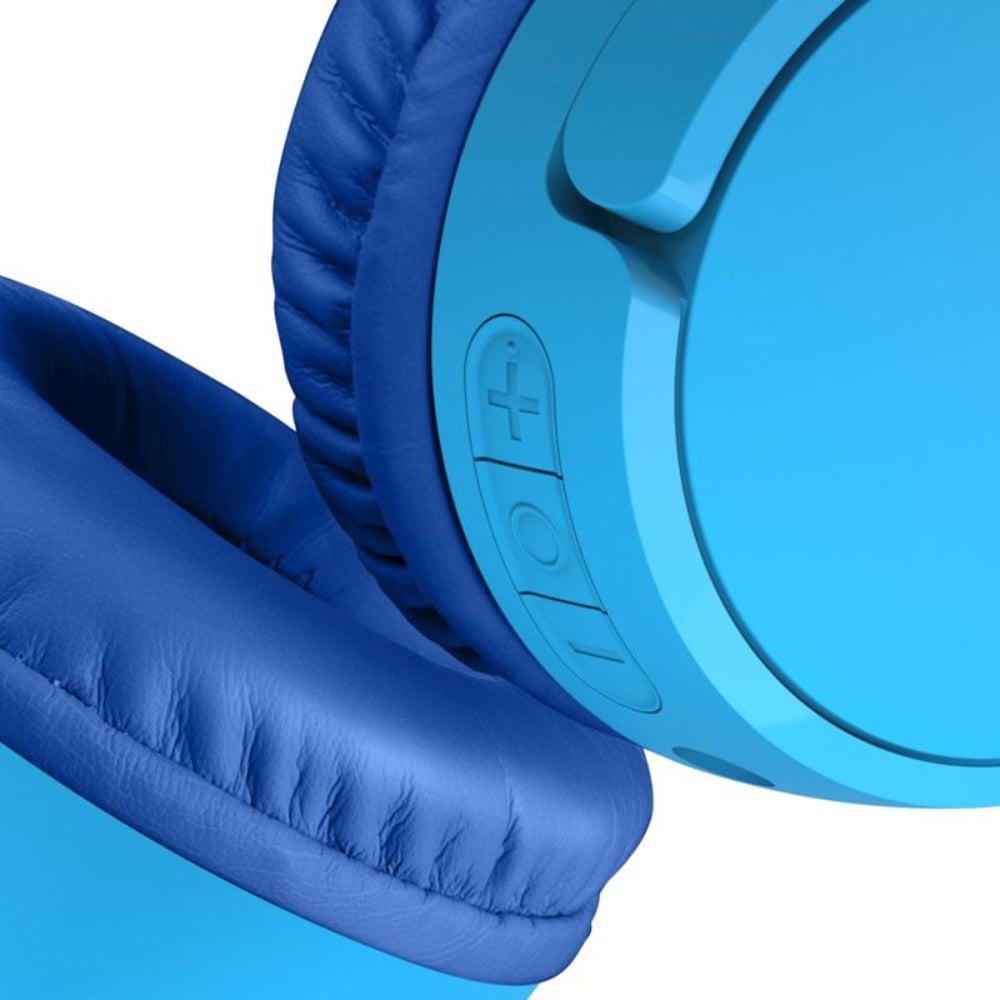 Belkin AUD002BTBL Soundform Mini Wireless On Ear Kids Headphones Blue - фото 4 - id-p115965024